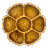 سینوا sinoova اردوخوری چوبی گرد 7 خانه SP02-3