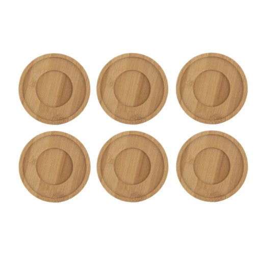 نعلبکی بامبو مدل P83 مجموعه شش عددی با طراحی طبیعی