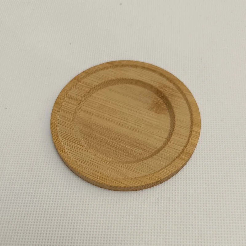 زیرلیوانی بامبو مدل P83  با بافت طبیعی چوب