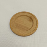 زیرلیوانی بامبو مدل P83 با بافت طبیعی چوب