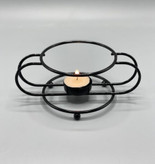 وارمر فلز مشکی سینوا گرد برای قوری دمنوش – کد F17