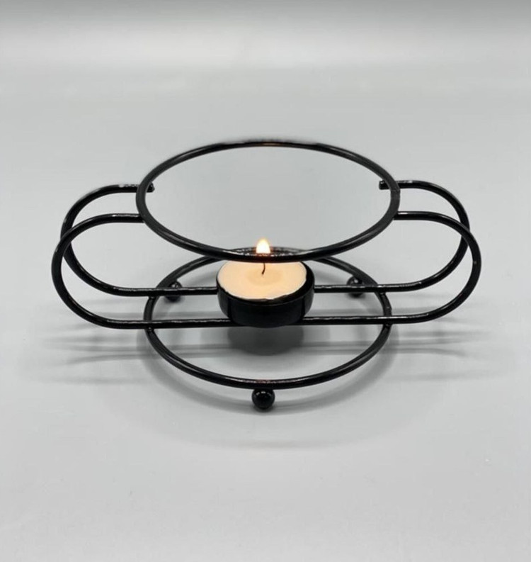 وارمر فلز مشکی سینوا گرد برای قوری دمنوش – کد F17