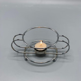 وارمر مینیمال با جای قوری فلزی نقرهای سینوا گرد – کد F18